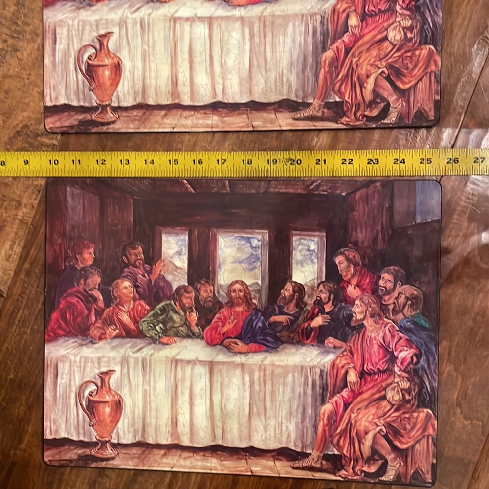 The Last Supper place mat set of 2 - Picture 5 of 7